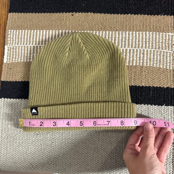 Burton Recycled DND Beanie Tan Snowboarding Snow Winter Outdoor Fall Sport - Picture 4 of 6